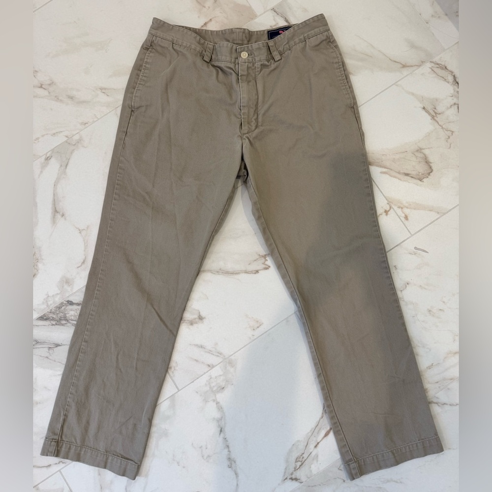 Vineyard Vines Men's Tan Chinos